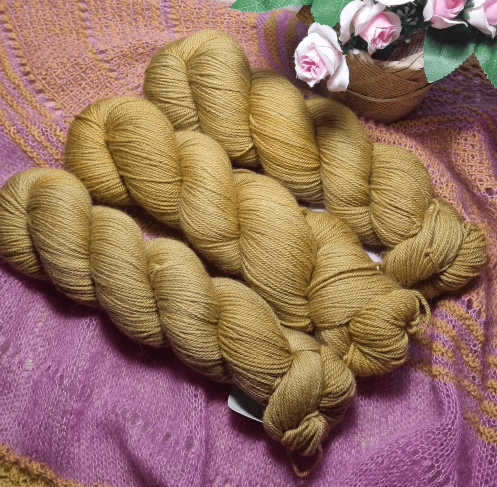 Laine 100% Mérinos Bio Coloris "Caramel"