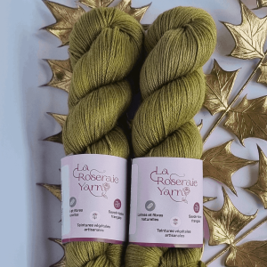 mérinos soie matcha