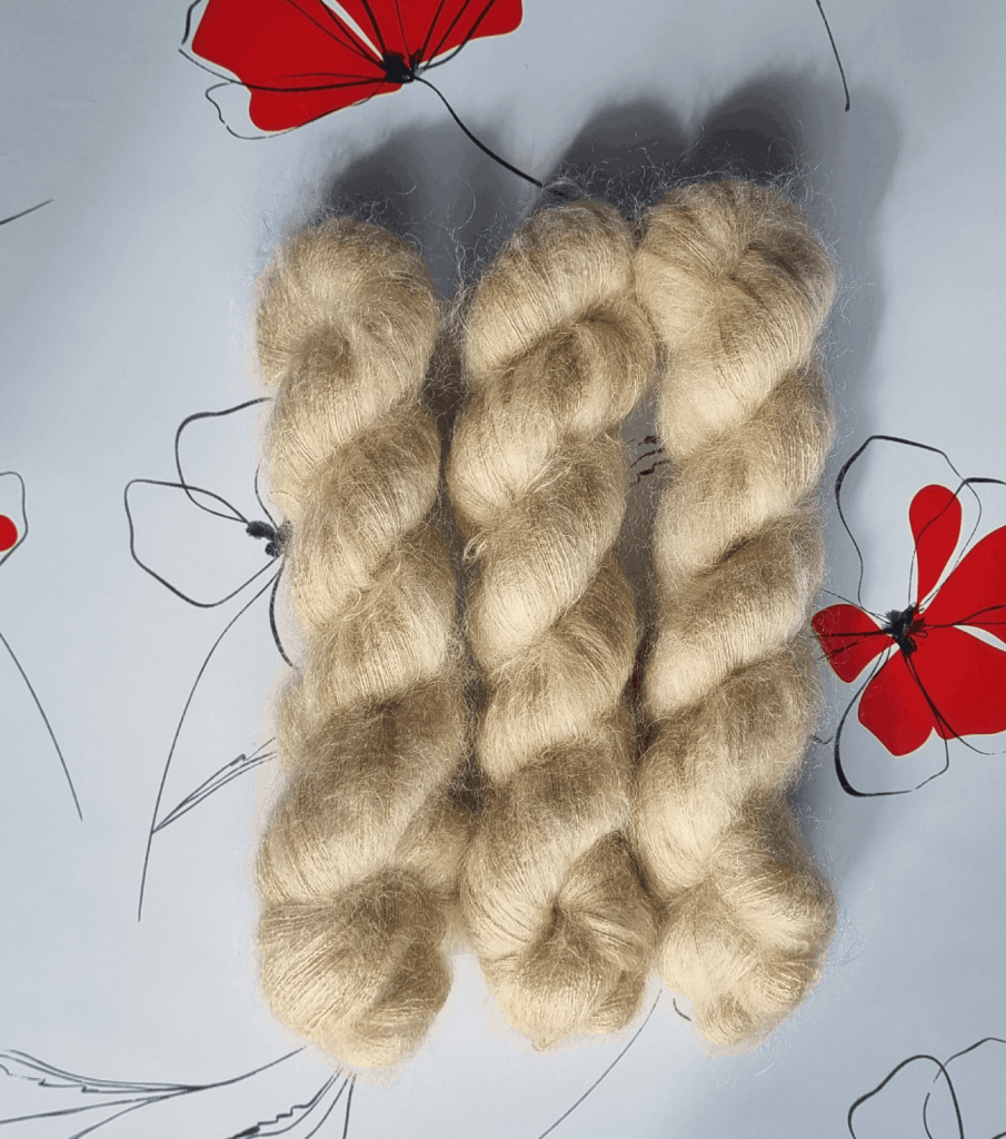 Mohair et soie biche