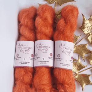 mohair et soie coloris magma