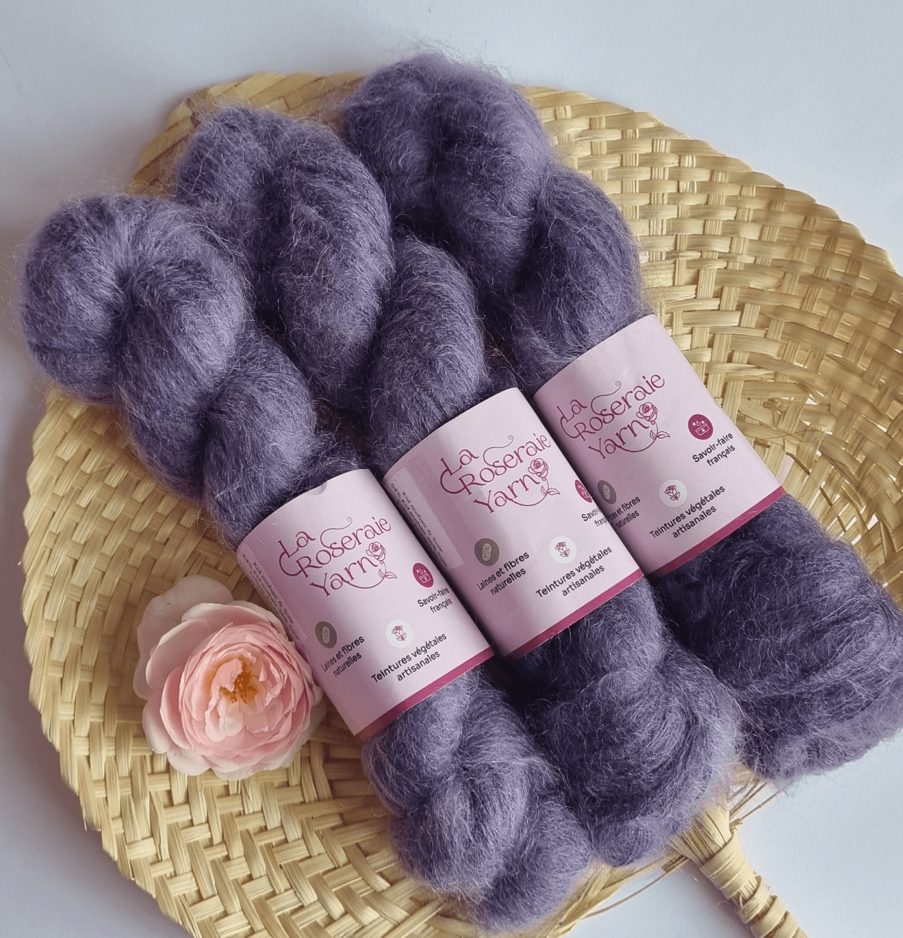 Kid Mohair & Soie Coloris Améthyste – Image 2