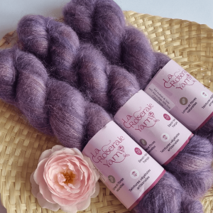 Kid Mohair & Soie Coloris Prune