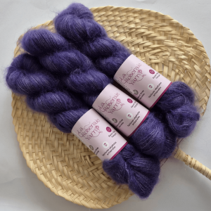 Mohair et soie mûre