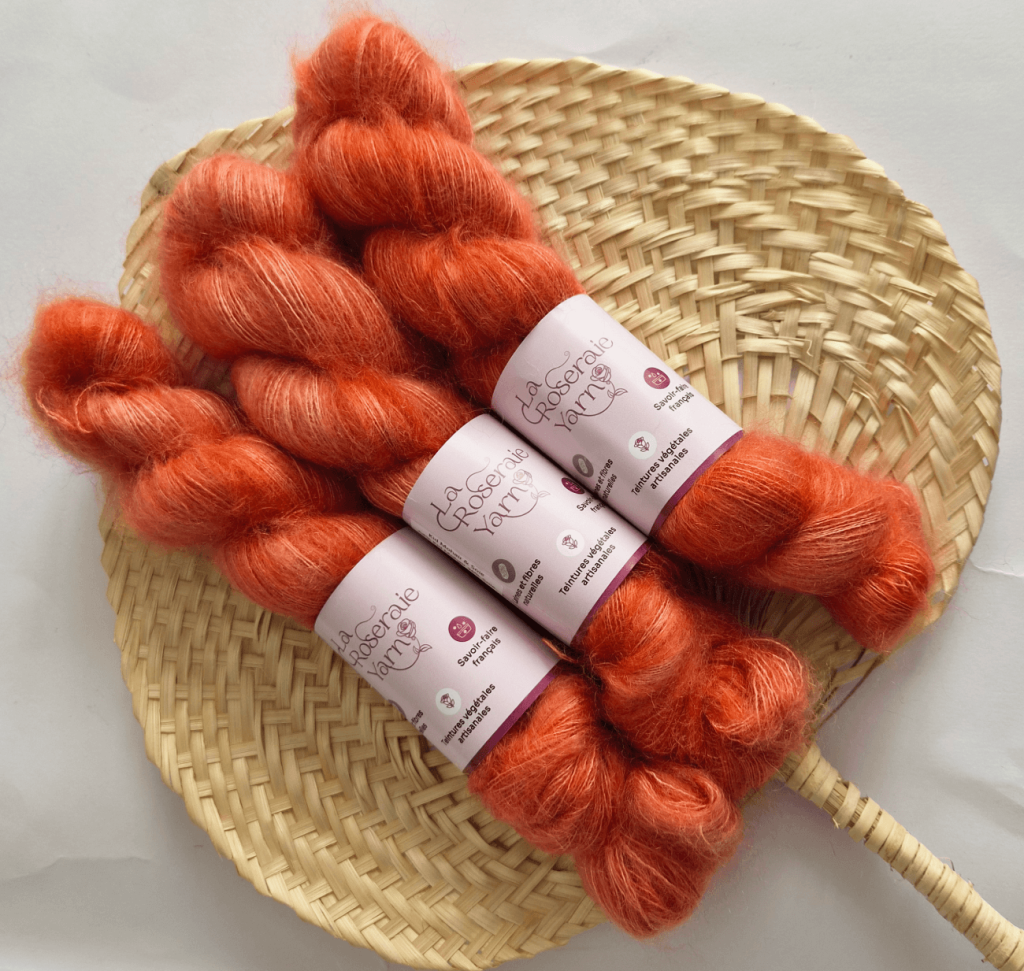 Mohair et soie Capucine